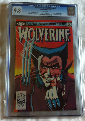  Wolverine Limited 1  0982  CGC 98 White Pages 1st Solo  Basis of Movie