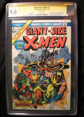 GiantSize XMen 1 CGC 90   Signed by Stan Lee  WHITE Pages 