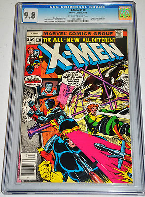 XMen 110 CGC 98 OffWhite to White Pages