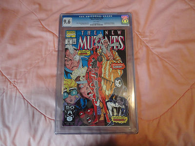 1st Deadpool  Cable Appearance New Mutants 87 98 CGC 96 Free Shipping