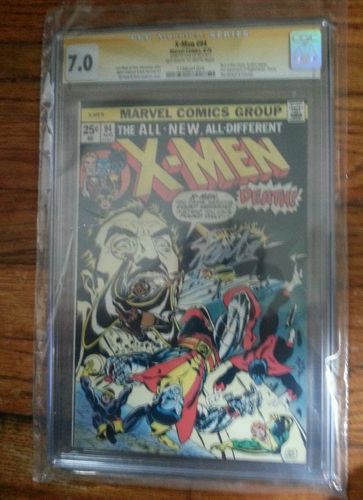 Xmen 94 CGC SS 70 signed by Stan Lee First appearance of the new mutants
