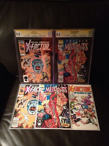 XFACTOR 6 90NEW MUTANTS 98 85 CGC  SS LEELIEFELDSIMONSONRUBINSTEIN