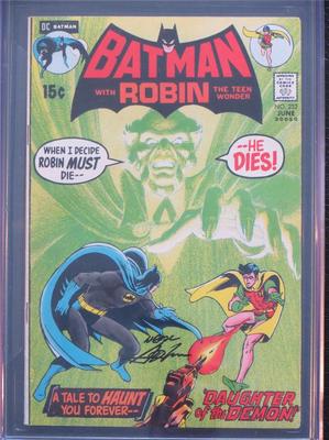 CGC 75  BATMAN 232  1st Appearance RAS AL GHUL  Neal ADAMS  Sig SIGNED