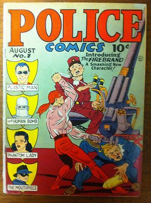 POLICE COMICS 1 FIRST PLASTIC MAN RARE KEY ISSUE NON CGC