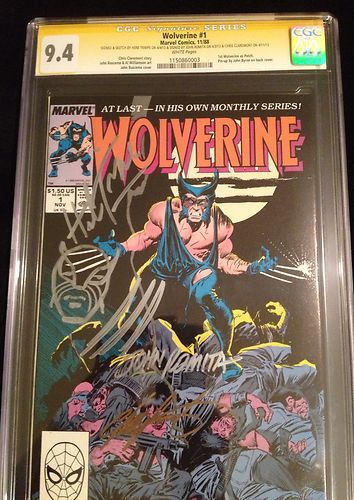 WOLVERINE 1 CGC 94 SS Signed By Romita Claremont Sketch By Trimpe Not 98