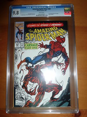 CGC 98 AMAZING SPIDERMAN 361  1ST CARNAGE  