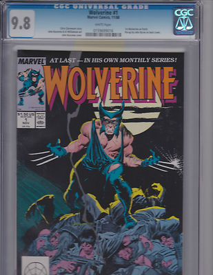 Wolverine 1 98 CGC 1988 Classic Cover Free Shipping Available