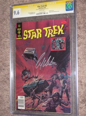 STAR TREK 52 Gold Key CGC 96 SS Signed William ShatnerCaptain Kirk 1978