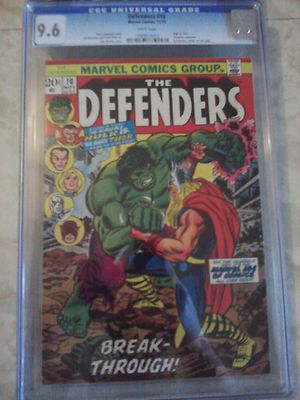 THE DEFENDERS 10  CGC 96 WHITE PAGES