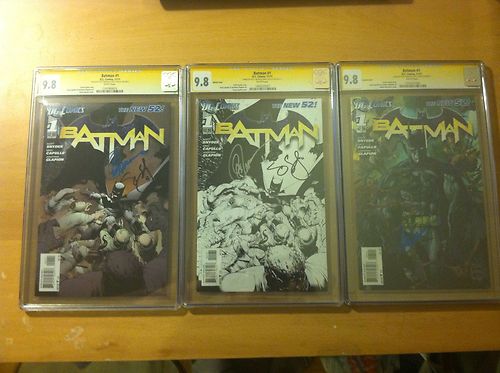 Batman 1 FIRST PRINT 125  RARE 1200 SKETCH VARIANTS CGC SS 98 DOUBLE SIGNED