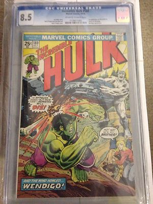 The Incredible Hulk 180 Oct 1974 Marvel CGC 85