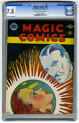 Magic Comics 18 CGC 75 Mandrake the Magician David McKay Golden Age Comic