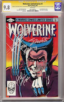 WOLVERINE LIMITED 1 CGC 98 SS Signed x5 Stan Lee Romita Trimpe Claremont1