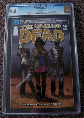 Walking Dead 19 CGC 98 NMM White Pages  1st App of Michonne GOOD INVESTMENT