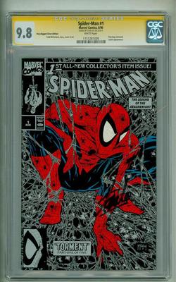 SPIDERMAN 1 CGC 98 SS STAN LEE POLY BAGGED 1990 SILVER