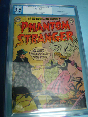  DC Comic 1952 Golden Age Phantom Stranger   3  PGX 35 Very Scarce CGC