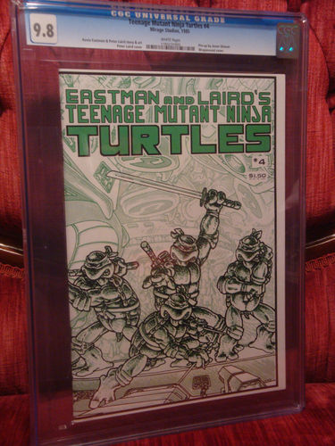 CGC 98 NMM TMNT  4 FIRST PRINT 1985 Teenage Mutant Ninja Turtles BEAUTIFUL