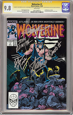 WOLVERINE 1 CGC 98 SS Signed x5 Stan Lee Romita Trimpe Claremont Shooter