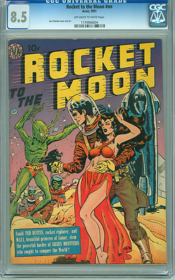 Rocket To the Moon nn CGC 85 VF High Grade Avon 1951 3rd Highest Graded