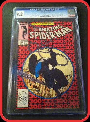 Amazing SpiderMan 300  Origin and 1st App of Venom  CGC Grade 92  1988