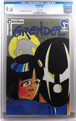 Grendel 3 CGC 96 WHITE Pages Feb 1984 Matt Wagner Comico Rare 1st series