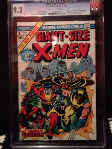 Giant Size Xmen 1 CGC 92 NM OWW 1st new Xmen Storm Colossus Wolverine