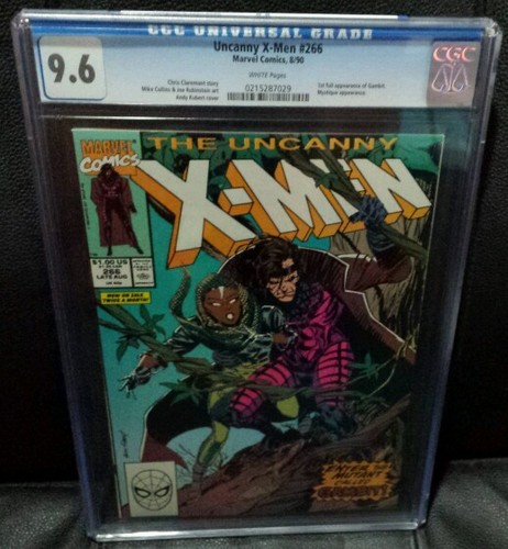 CGC 96 XMen  266 1st Full Appearance of Gambit Mystique Appearance 81990