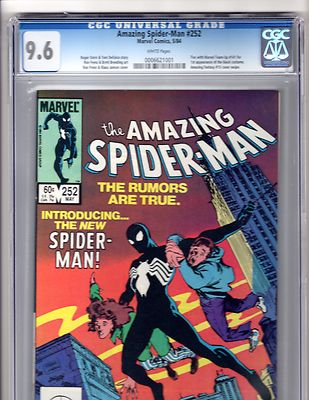 The Amazing SpiderMan 252 May 1984 Marvel CGC 96  White Pages