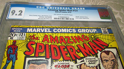 The Amazing SpiderMan 121 Jun 1973 Marvel CGC GRADED 92 HIGH GRADE KEY