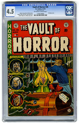 Vault of Horror 35 CGC 45 OWW Pre Code Horror Kamen Davis EC Golden Age Comic