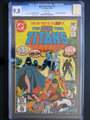 New Teen Titans 2 DC 1980 MINT CGC 98 NMMT  1st App of Deathstroke