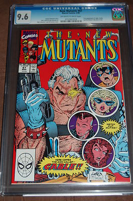 CGC 96 NEW MUTANTS 87 FIRST CABLE FIRST STRYFE LIEFELD MCFARLANE COVER