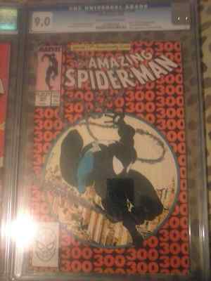 The Amazing SpiderMan 300 May 1988 Marvel CGC 90  First Venom Key  WOW