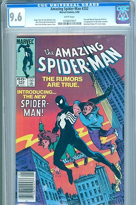 Amazing Spiderman 252  May 1984  CGC 96 First Black Costume Copper Age
