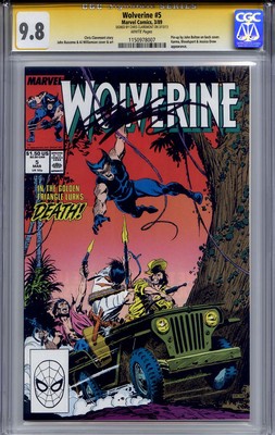 WOLVERINE 5 CGC 98 SS CHRIS CLAREMONT NMMint Signature Series