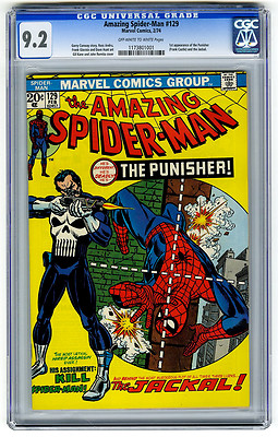 Amazing SpiderMan 129 CGC 92 1st Punisher App Gil Kane Marvel Bronze Age Comic