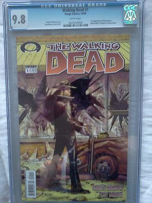 WALKING DEAD 1 CGC 98 BLACK MATURE LABEL 1st appearance of Rick 