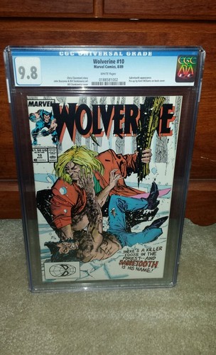 Wolverine 1988 10  Marvel  CGC 98 high grade highly seek book