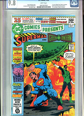 DC COMICS PRESENTS 26 CGC 98 1ST NEW TEEN TITANS 1980