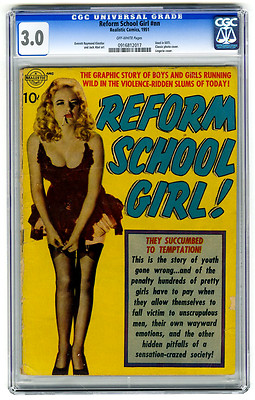 Reform School Girl nn CGC 30 OW SOTI Lingerie Cover Realsitic Golden Age Comic