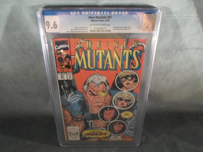 The New Mutants 87 CGC 96 March 1990 1st Appearance of Cable