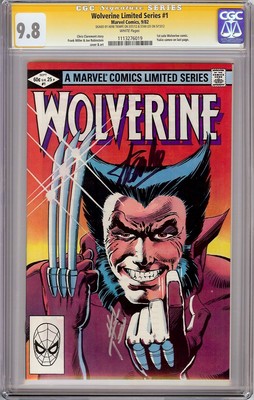 WOLVERINE LIMITED SERIES 1 CGC 98 WP SS DOUBLE SIGNED STAN LEE HERB TRIMPE
