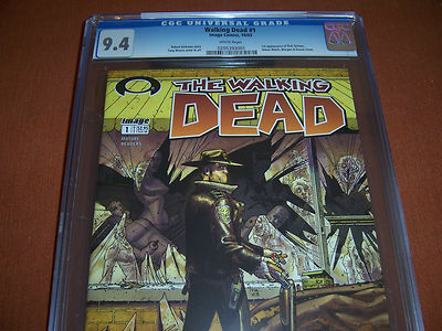 Very Rare Walking Dead 1 NM  1st Print  CGC 94  No reserve