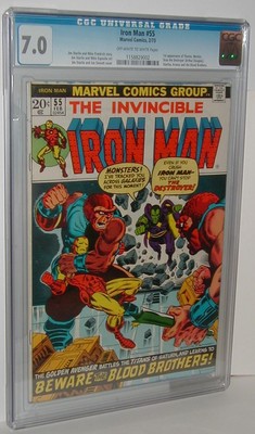 Iron Man    55   1973  1st Thanos   Drax  CGC Certified  