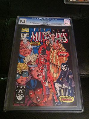 The New Mutants 98 CGC 92 FIRST DEADPOOL