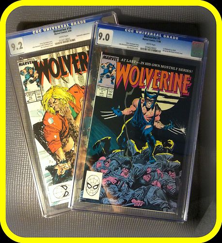 Wolverine 1 Cgc 90 1st Wolverine As Patch  Wolverine 10 Cgc 92 Sabretooth