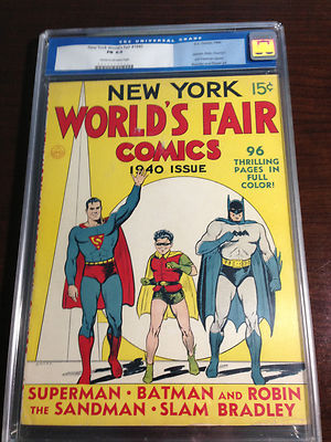 New York Worlds Fair Comics 1940 CGC 60 FIRST EVER SUPERMAN BATMAN together