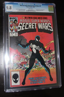 Marvel SuperHeroes Secret Wars 8 Dec 1984 Marvel CGC 98 WHITE Pages