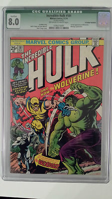 Hulk 181 First Appearance of Wolverine CGC 80 Qualified
