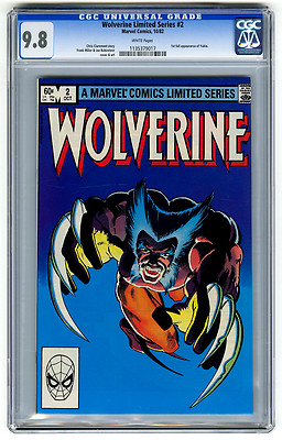 Wolverine Limited Series 2 CGC 98 Frank Miller Marvel Copper Age Comic XMen